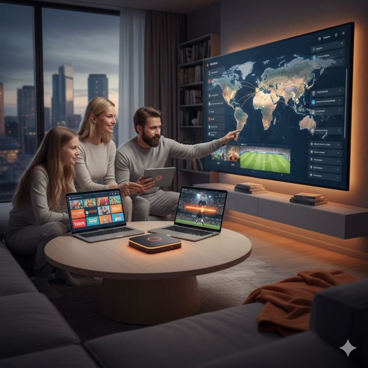 Vornic360 IPTV platform features